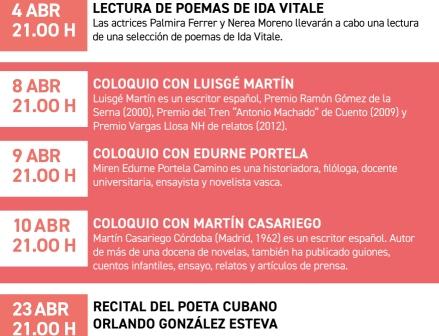 Lecturas y coloquios para homenajear a Ida Vitale, Premio Cervantes.