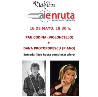 Concierto de Pau Codina y Dana Protopopescu
