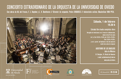 Concierto extraordinario de la Orquesta de la Universidad de Oviedo