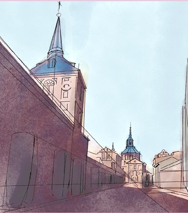 Dibujo del paisaje urbano