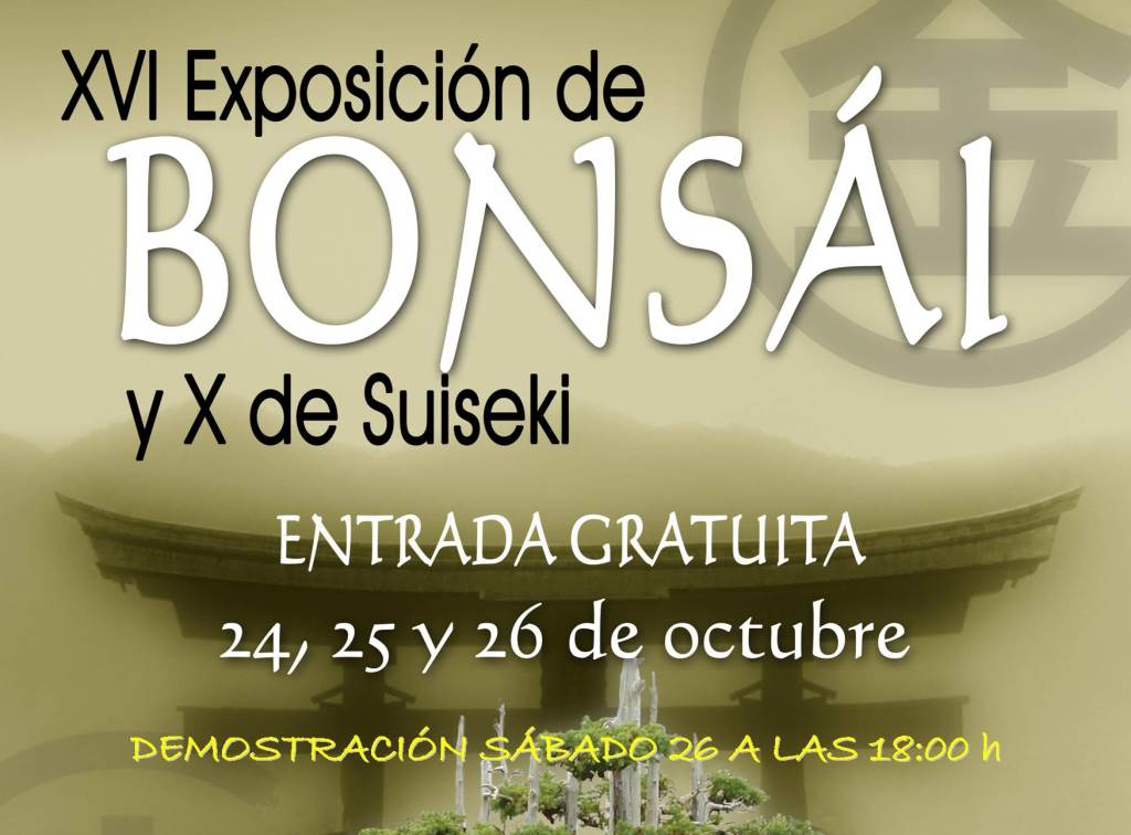XVI Exposición de Bonsái y X de Suiseki