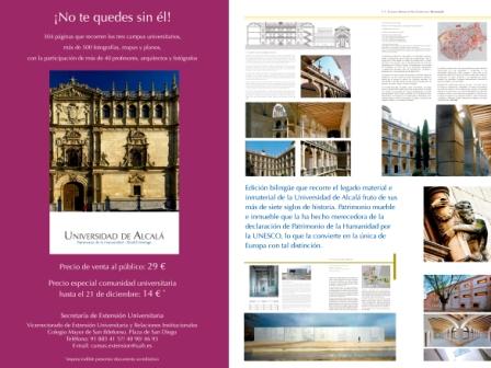 Libro de la Universidad de Alcalá-Patrimonio de la Humanidad