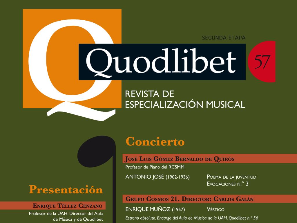 Revista de Especialización Musical Quodlibet